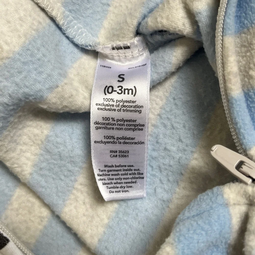 Carter’s Baby Boy Long Sleeve Fleece Sleep Sack Size Small (0-3 months)